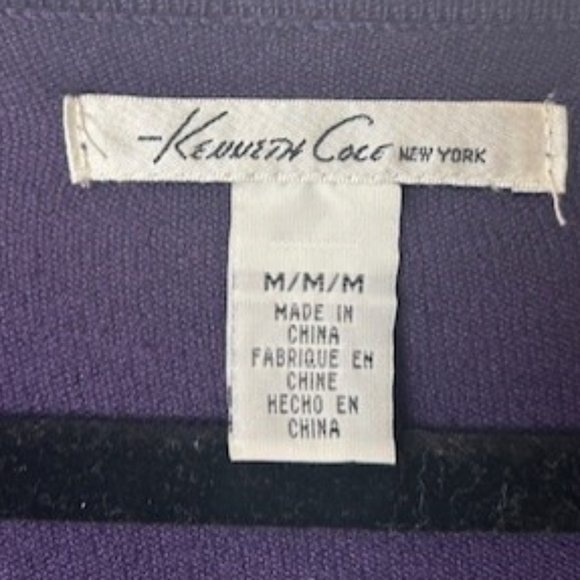 Kenneth Cole Button Up Sweater, Size Medium - Picture 3 of 4